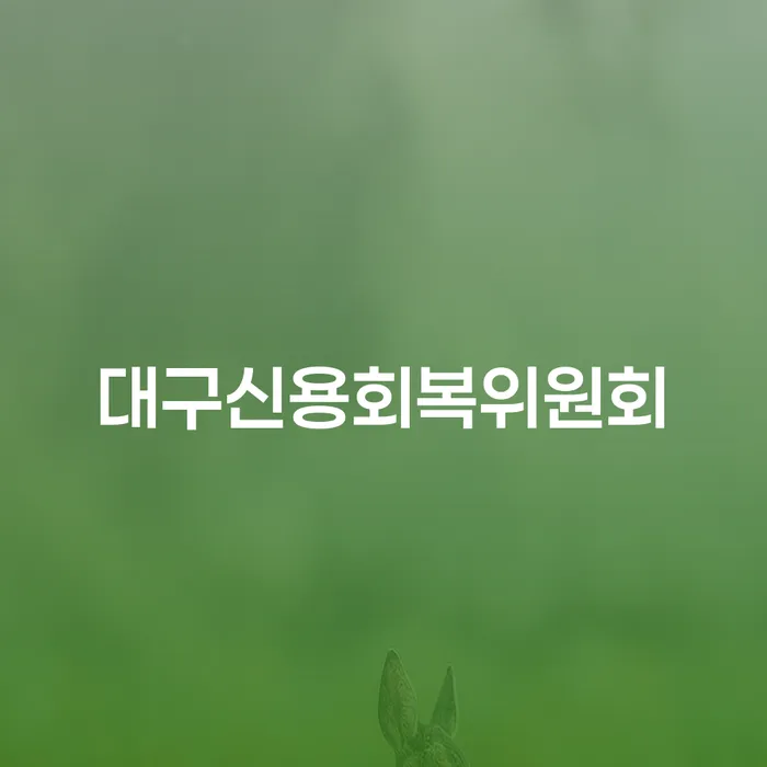 의왕시 구상권개인회생 카드빚 연체 어떻게 해야