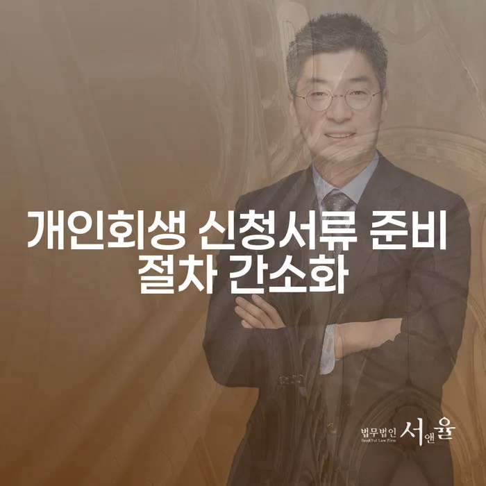 개인회생 신청서류 준비 절차 간소화는 어떻게 가능할까요?